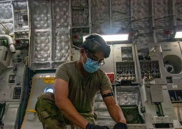 48th Aerial Port Squadron Trains with 735th Air Mobility Squadron