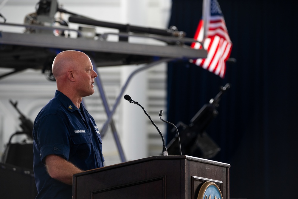 Coast Guard Commandant delivers State of the Coast Guard address in Clearwater, Florida