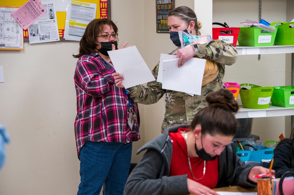 New Mexico National Guardsmen bring their best to the classroom
