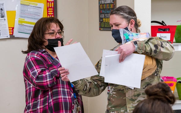 New Mexico National Guardsmen bring their best to the classroom
