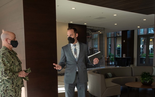 MCPON Russell Smith tours Pacific Beacon military housing in San Diego