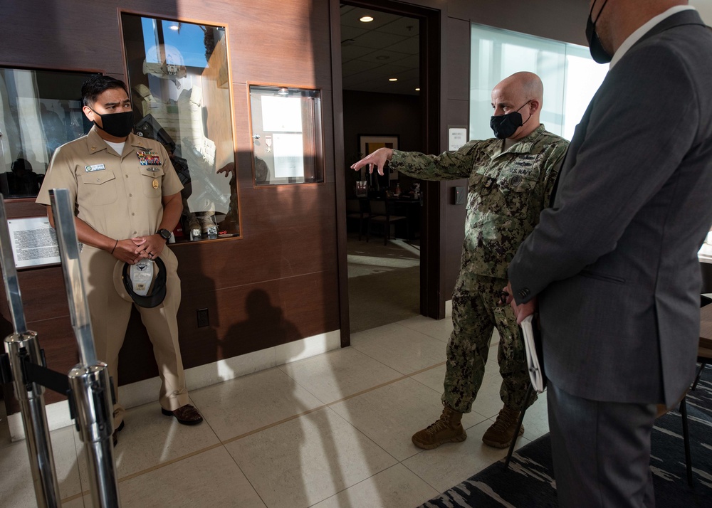 MCPON Russell Smith tours Pacific Beacon military housing in San Diego