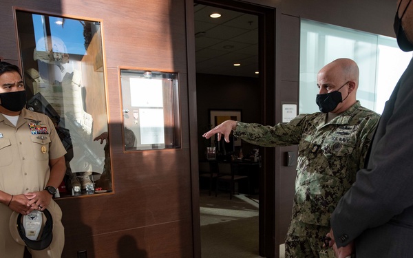 MCPON Russell Smith tours Pacific Beacon military housing in San Diego
