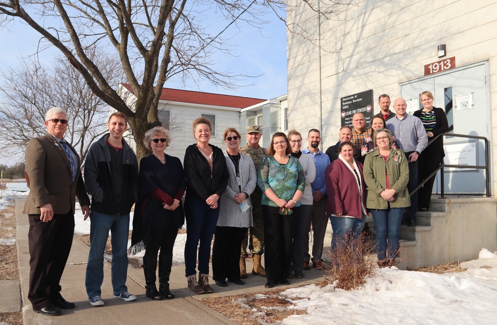 Fort McCoy Garrison leaders thank Resource Management Office team for OAW support