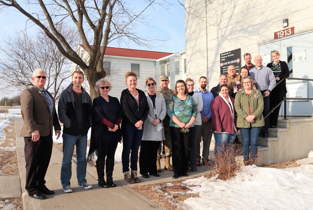 Fort McCoy Garrison leaders thank Resource Management Office team for OAW support