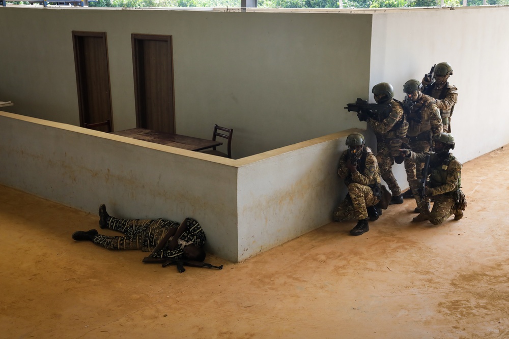 Côte d'Ivoire Special Forces Soldiers: Raid