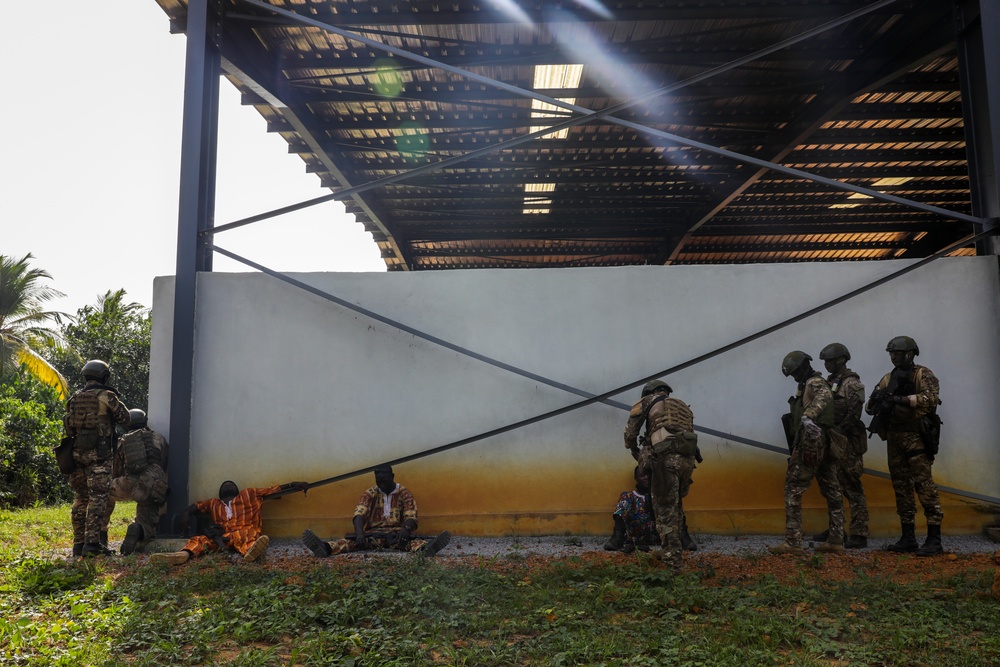 Côte d'Ivoire Special Forces Soldiers: Raid