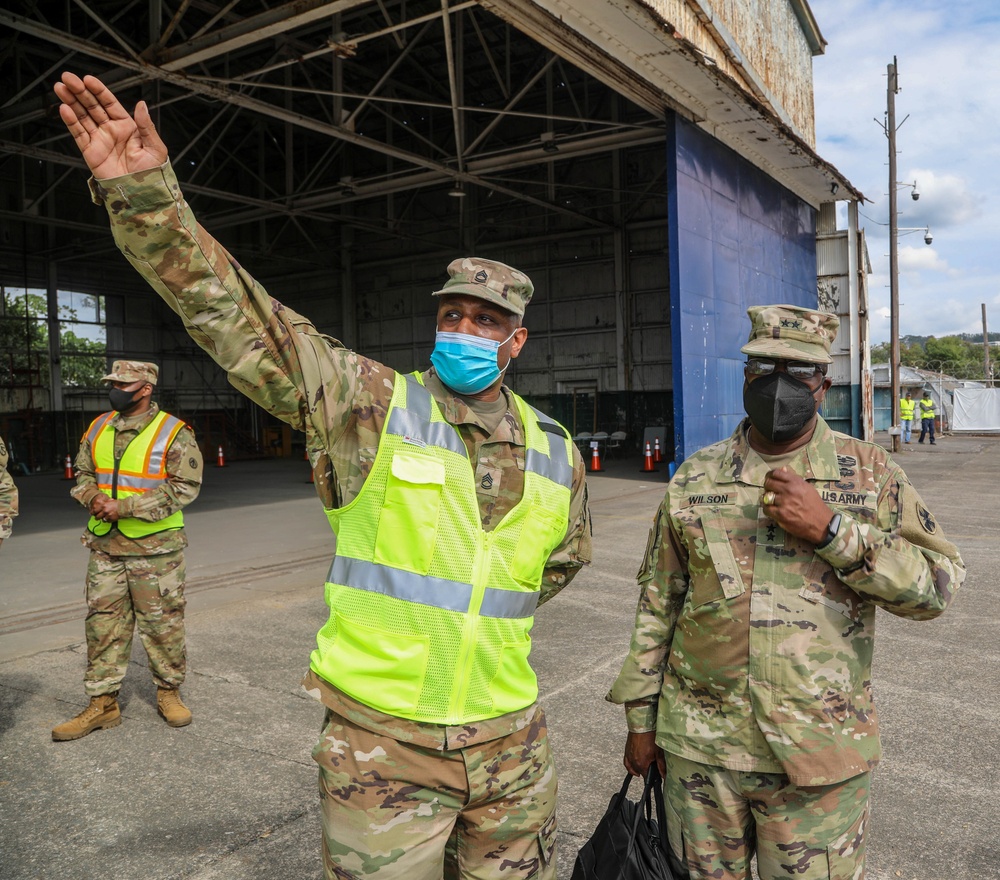 8th TSC Commanding General, Maj. Gen David Wilson Meets with Soldiers from Army Field Support Battalion-Charleston