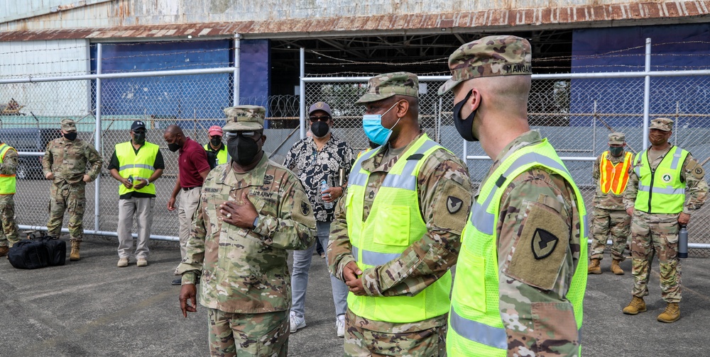 8th TSC Commanding General, Maj. Gen David Wilson Meets with Soldiers from Army Field Support Battalion-Charleston