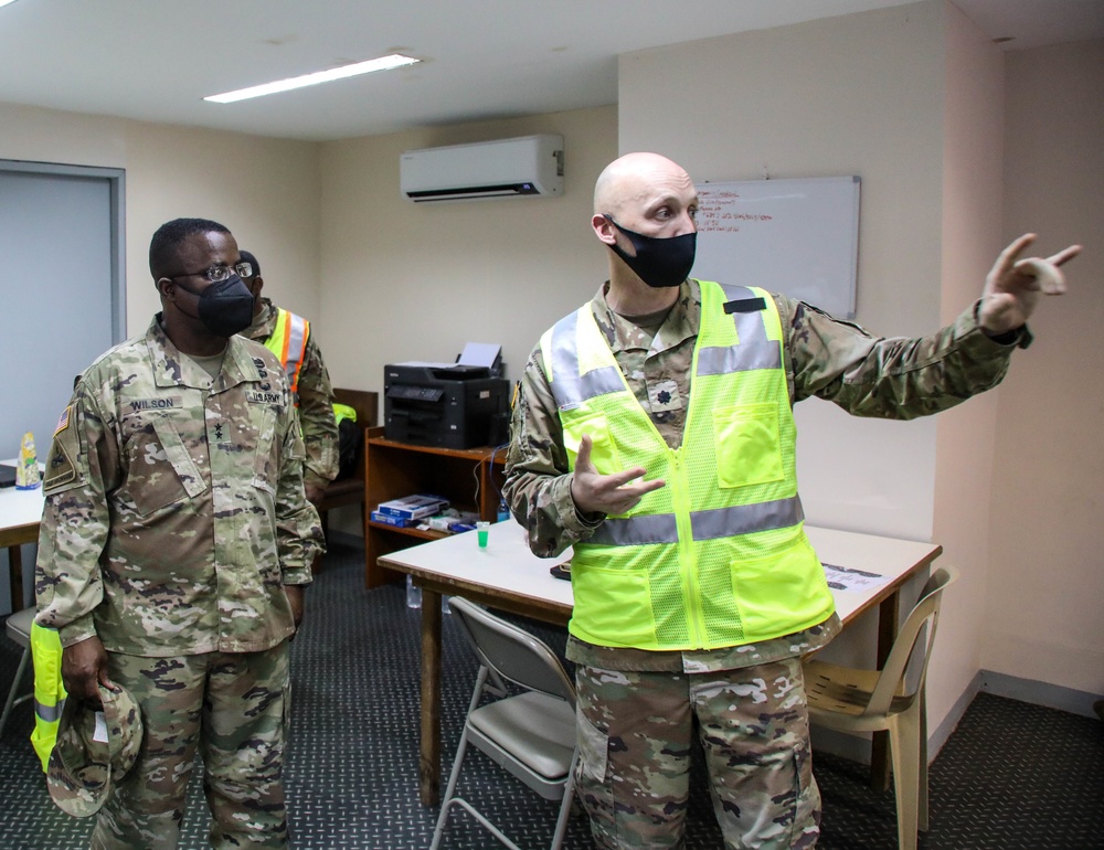 8th TSC Commanding General, Maj. Gen David Wilson Meets with Soldiers from Army Field Support Battalion-Charleston