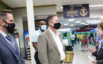 Director and CEO of Defense Commissary Agency Visits Orote Commissary