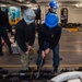 USS Ronald Reagan (CVN 76) Anchor Chain Maintenance