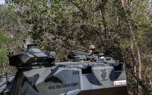 Royal Thai, U.S. Marines conduct Amphibious Assault Vehicle Training