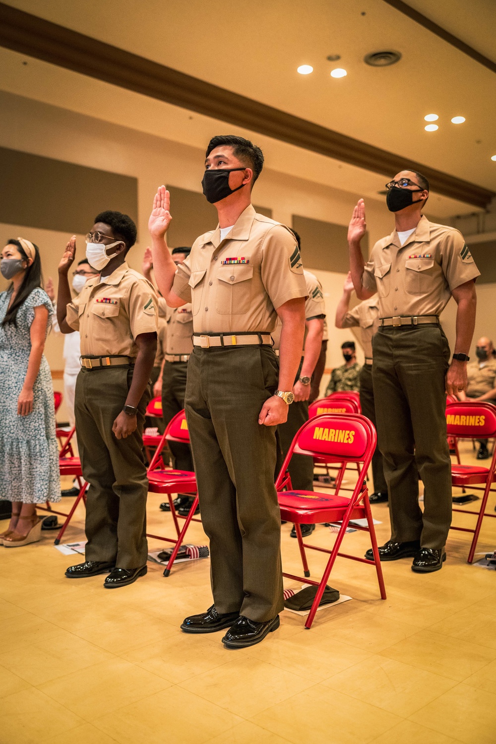 Camp Foster Naturalization Ceremony