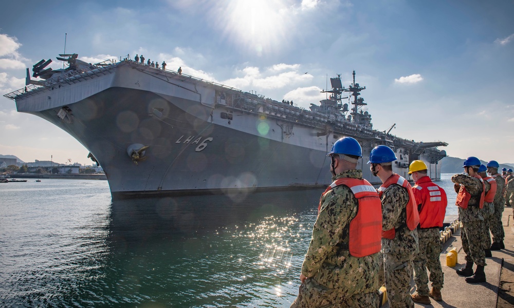 USS America (LHA 6) Returns to CFAS