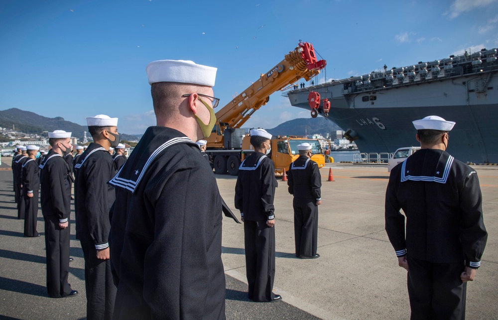 USS America (LHA 6) Returns to CFAS