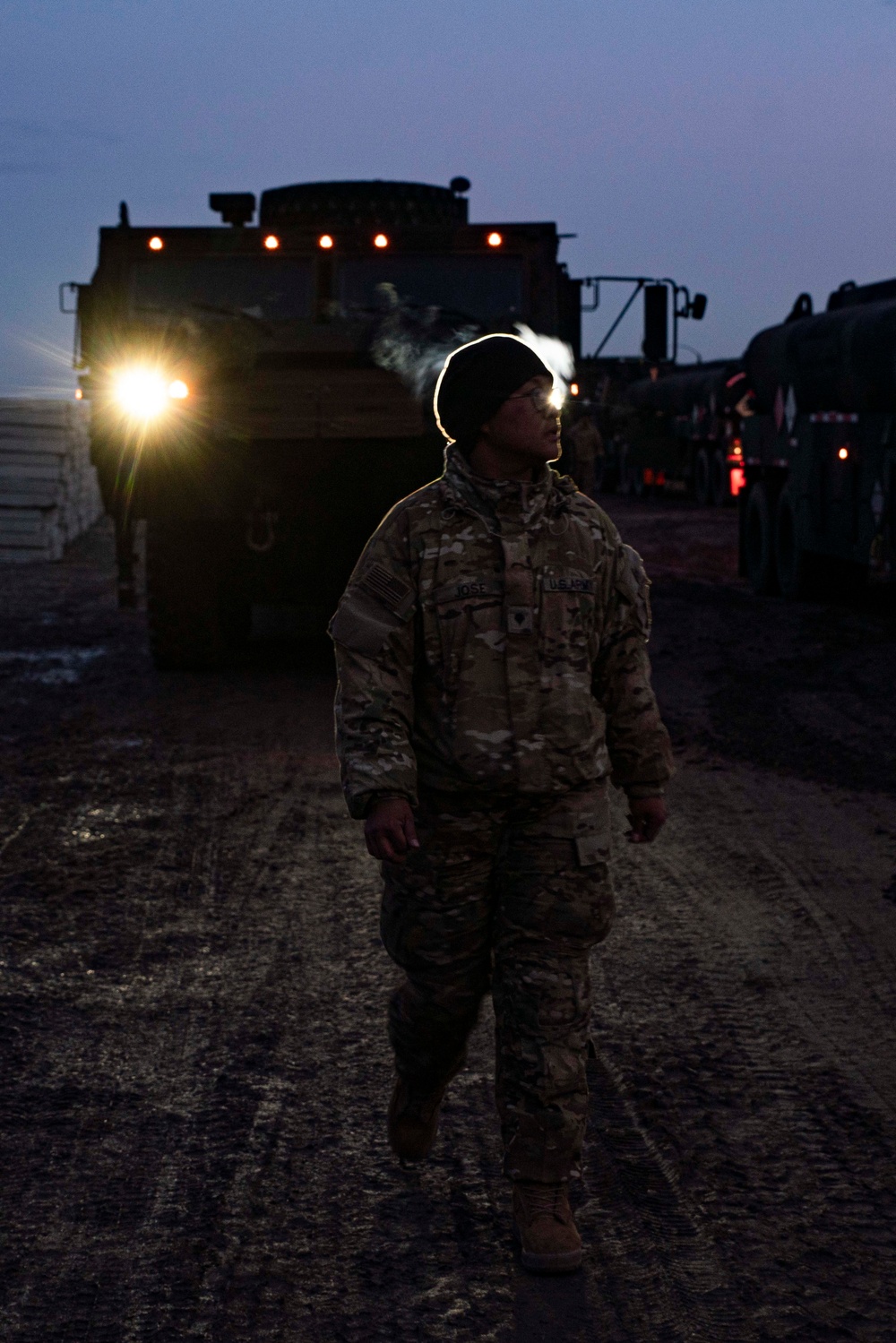 Paratroopers set up in Southeastern Poland