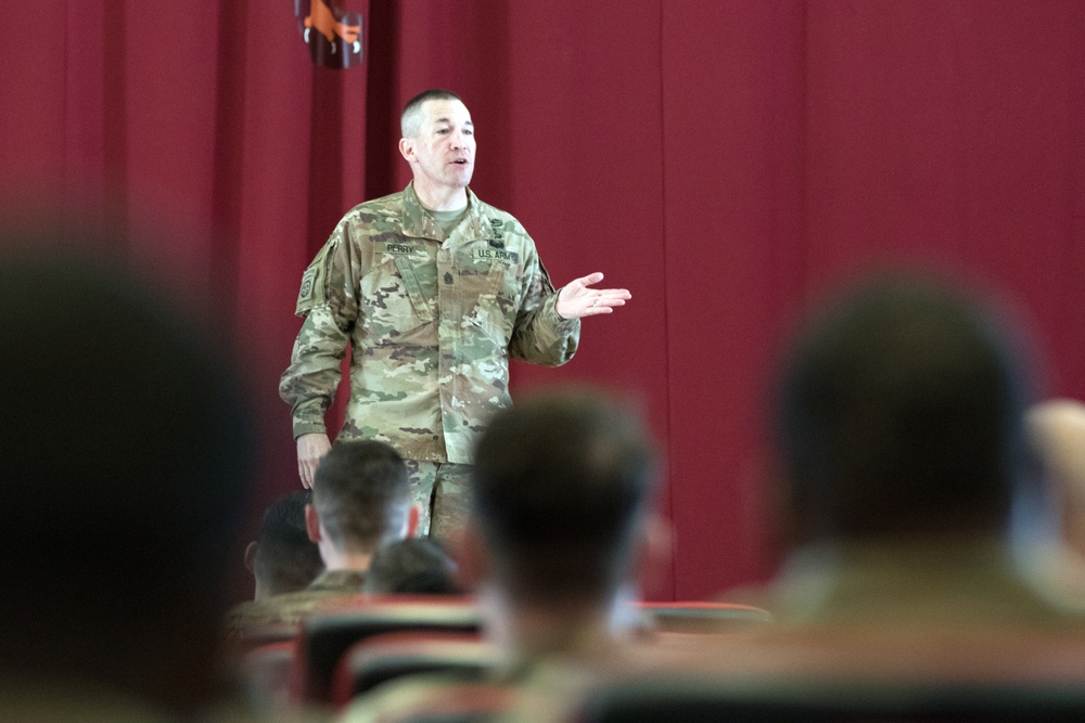 1st TSC senior enlisted advisor hosts NCOPD