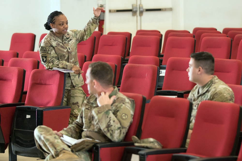 1st TSC senior enlisted advisor hosts NCOPD