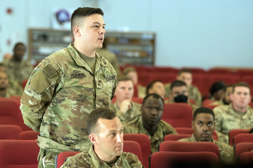 1st TSC senior enlisted advisor hosts NCOPD