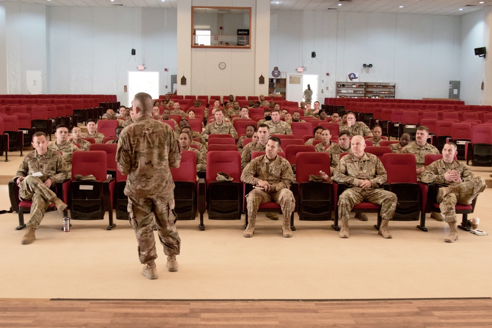 1st TSC senior enlisted advisor hosts NCOPD