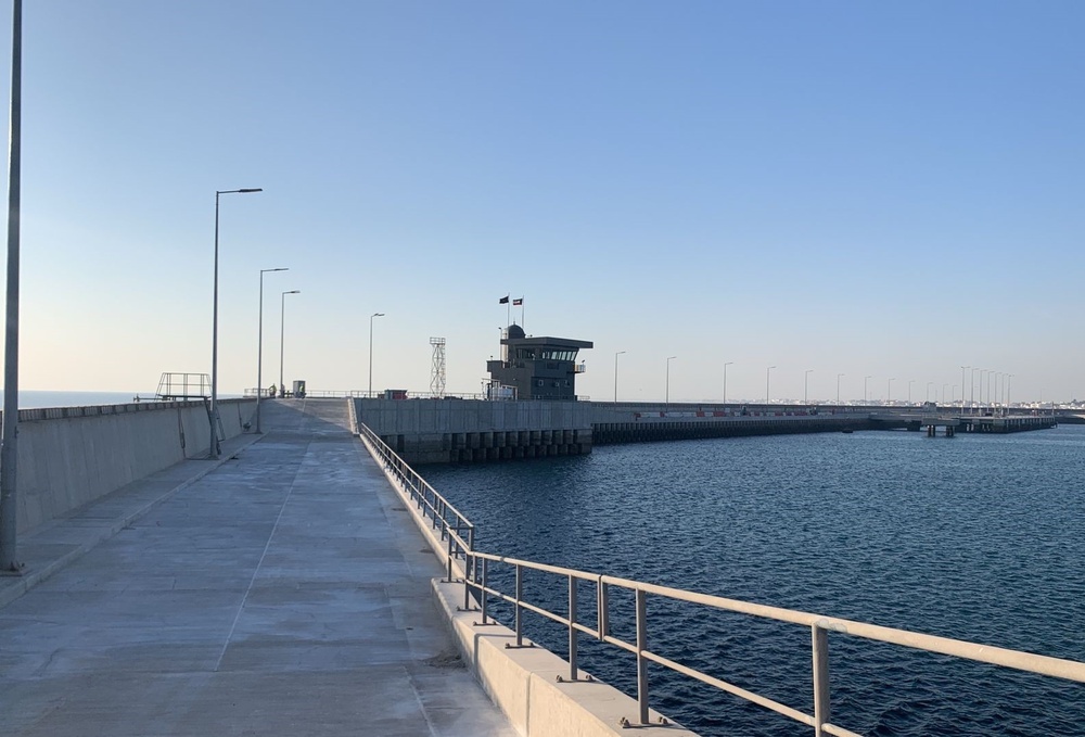 Harbor House and Pier at Kuwait Naval Base