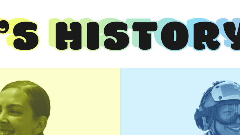 Women's History Month Graphic Banner