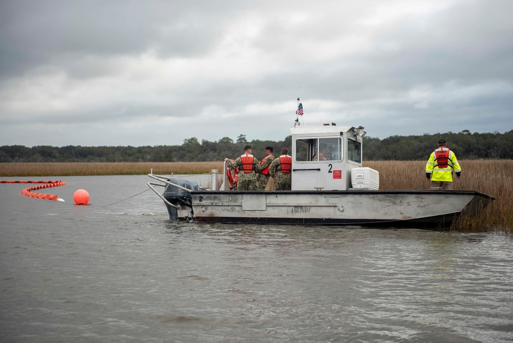 Fuel Spill Response Training Exercise