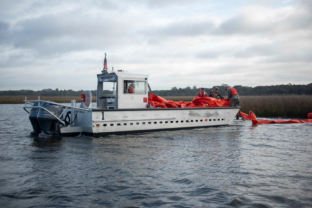 Fuel Spill Response Training Exercise