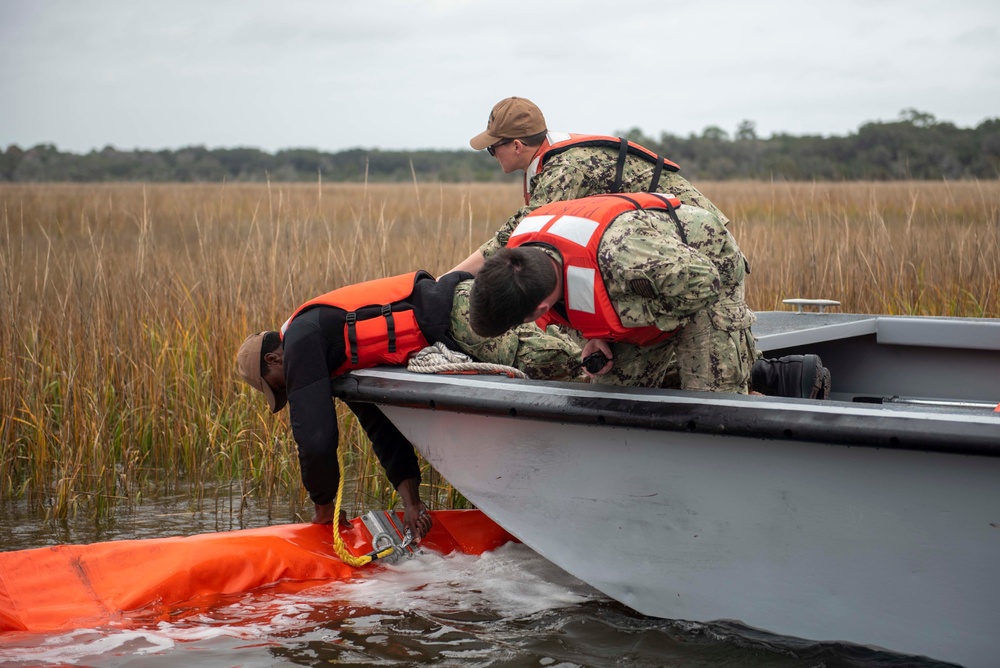 Fuel Spill Response Training Exercise