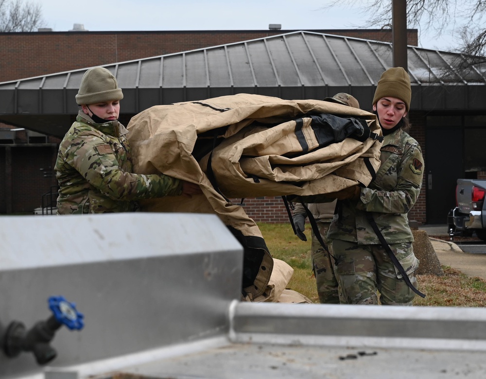 Airmen complete home station readiness training