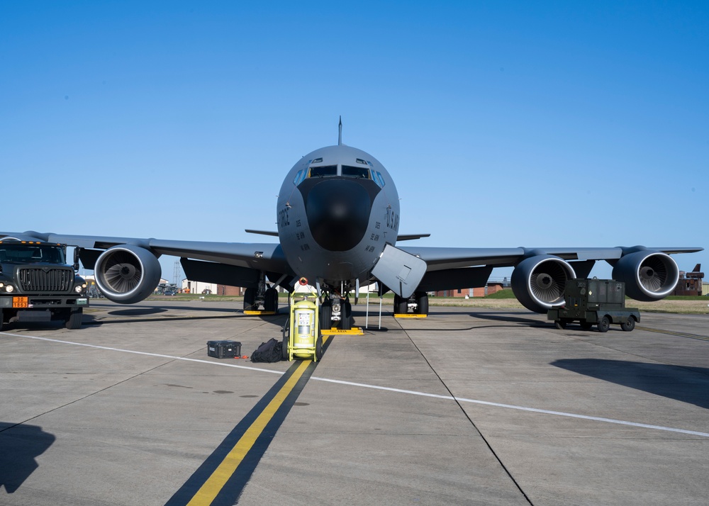 RAF Mildenhall airfield operations