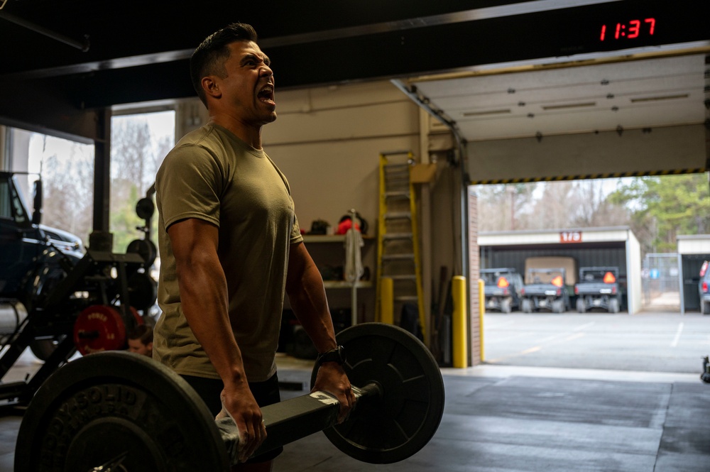 19th CES EOD Airmen run Tier 2 test for DEP members