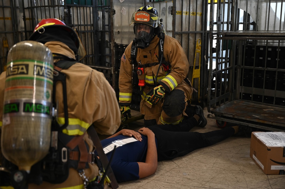 Langley Personnel stay mission ready with CBRN Training