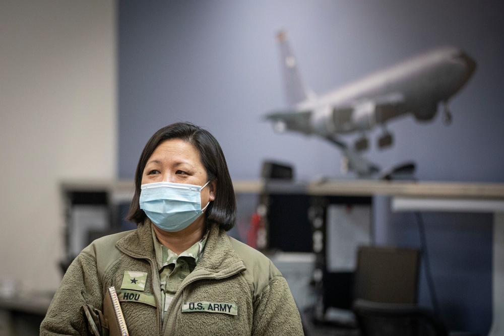 NJ TAG Visits 108th Wing Airmen