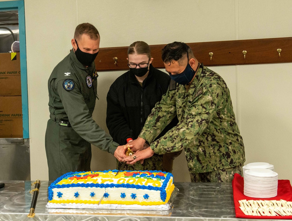 U.S. Navy Supply Corps cake cutting