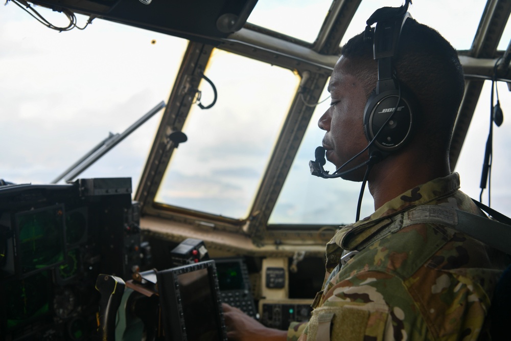 357th Airlift Squadron conducts tactical flight over Alabama