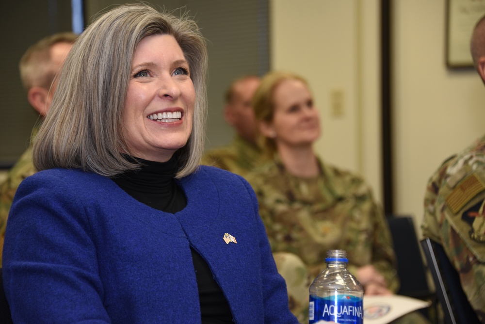 Senator Joni Ernst visits 133rd