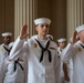 MA2 Miller, MA3 Cox reenlistment ceremony
