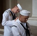 MA2 Miller, MA3 Cox reenlistment ceremony