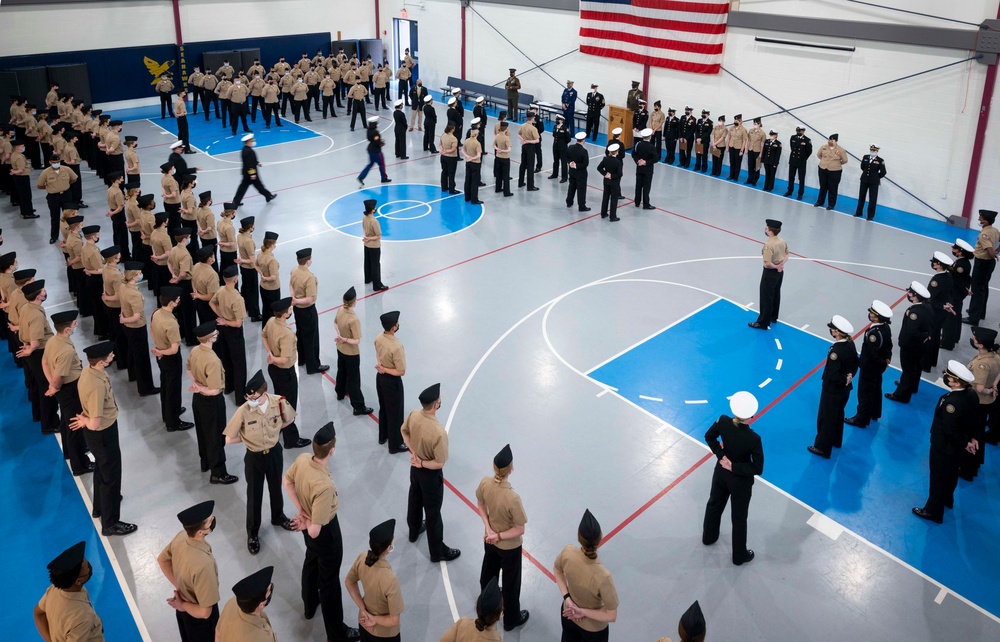 Local recruiters conduct uniforms inspections for cadets at Delaware Military Academy