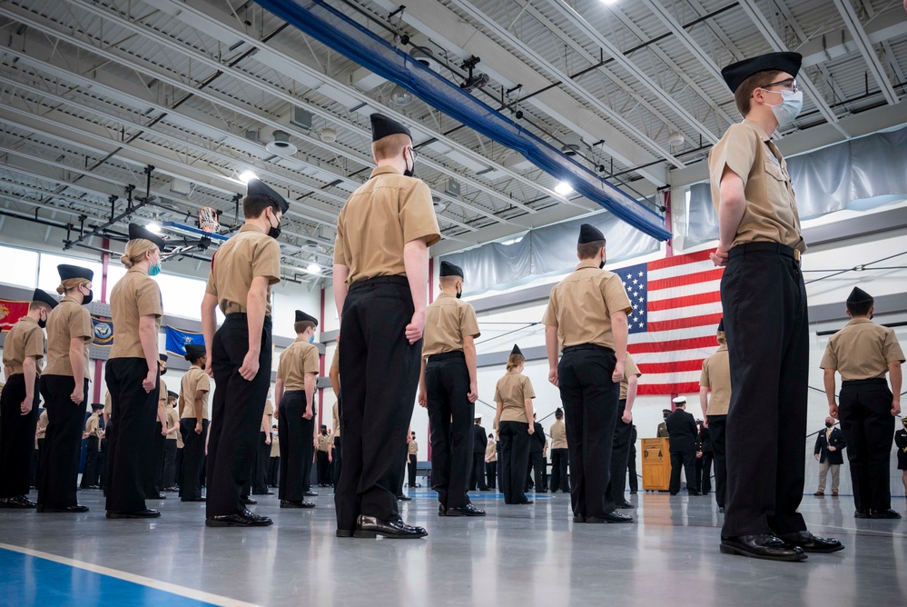 Local recruiters conduct uniforms inspections for cadets at Delaware Military Academy