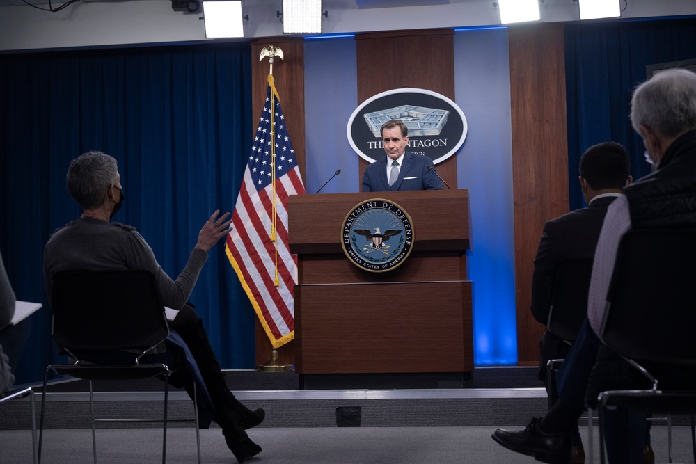 Pentagon Press Secretary Holds Press Briefing