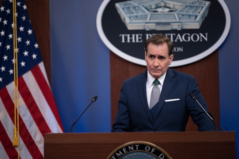 Pentagon Spokesman Holds Press Briefing