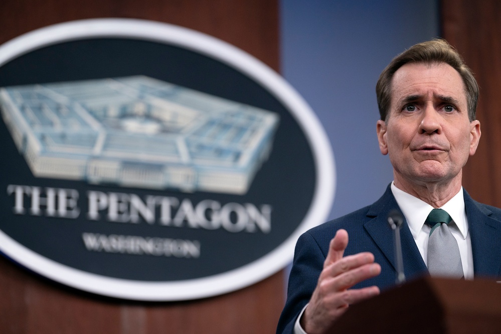 Pentagon Spokesman Holds Press Briefing