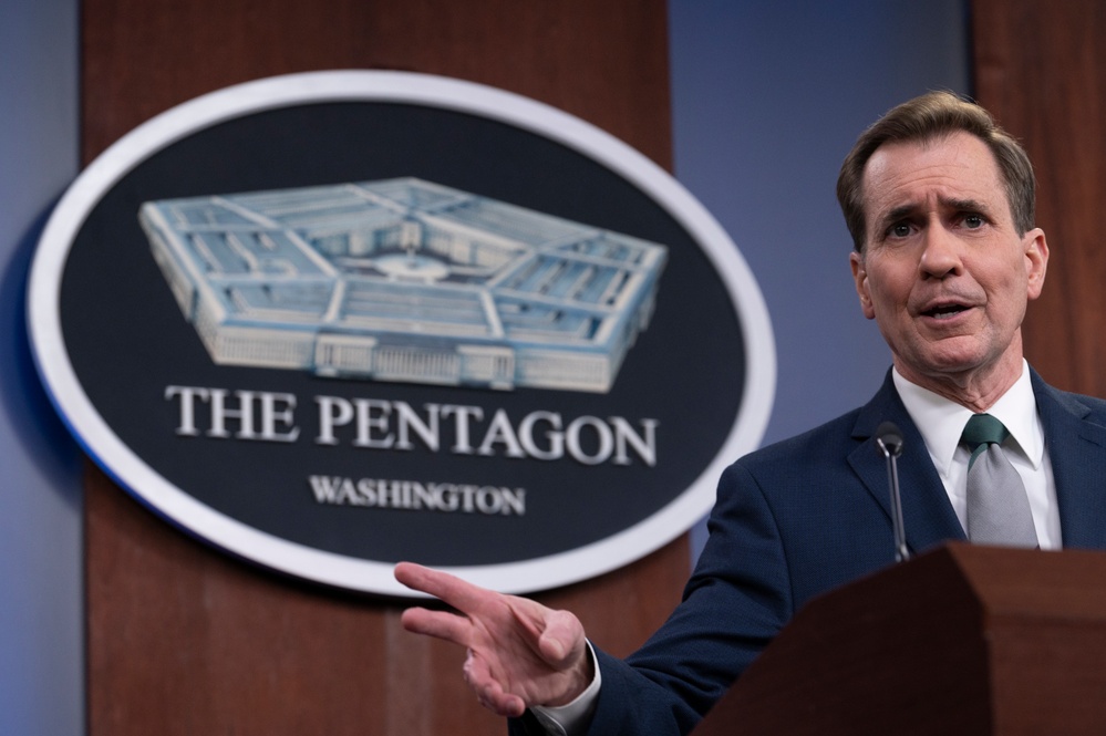 Pentagon Spokesman Holds Press Briefing