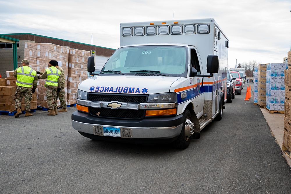 Connecticut National Guard aid Department of Public Health