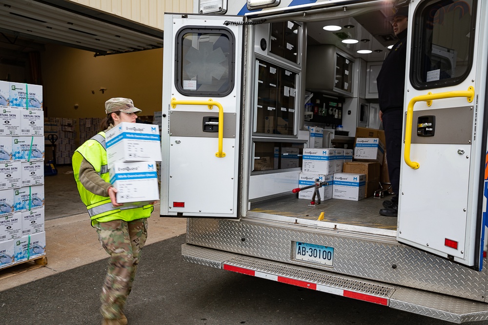 Connecticut National Guard aid Department of Public Health