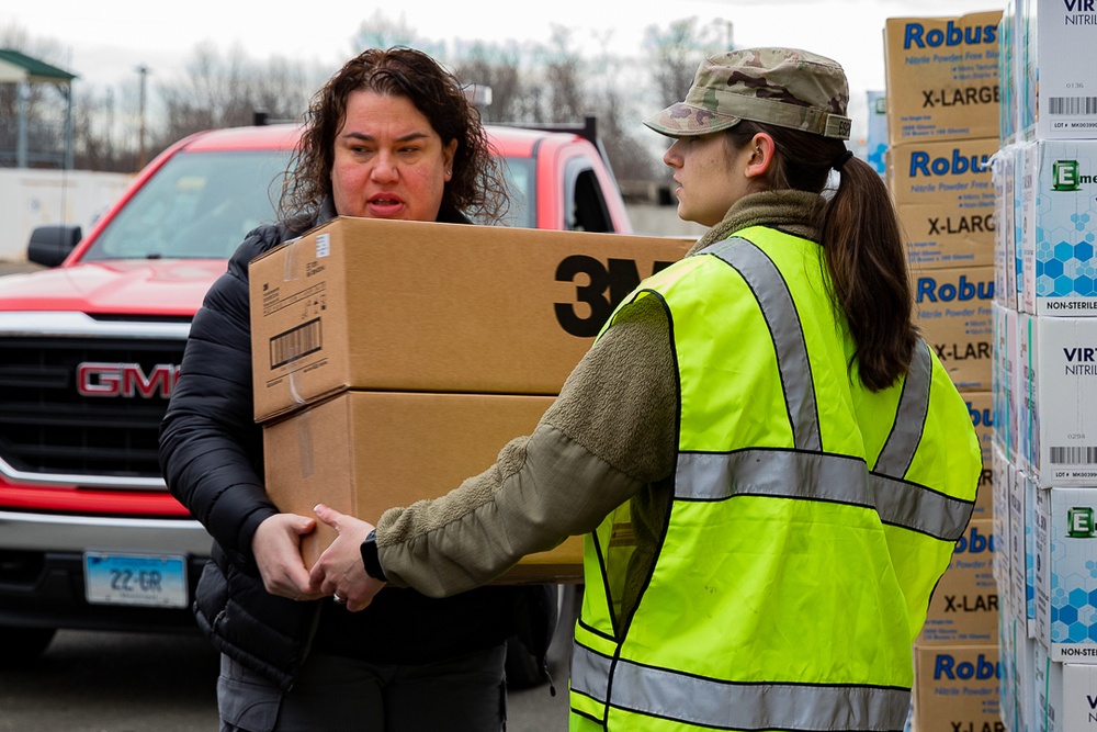 Connecticut National Guard aid Department of Public Health