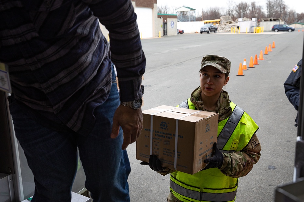 Connecticut National Guard aid Department of Public Health